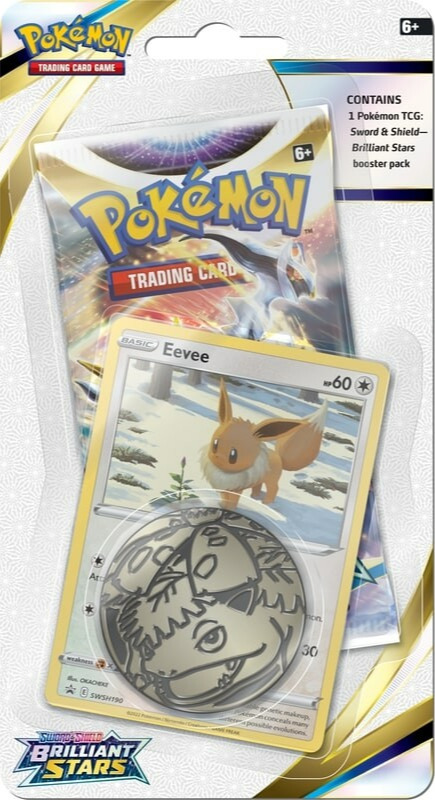 Nintendo Pokémon - Sword & Shield 9 Brilliant Stars Checklane Blister Varianta: Eevee