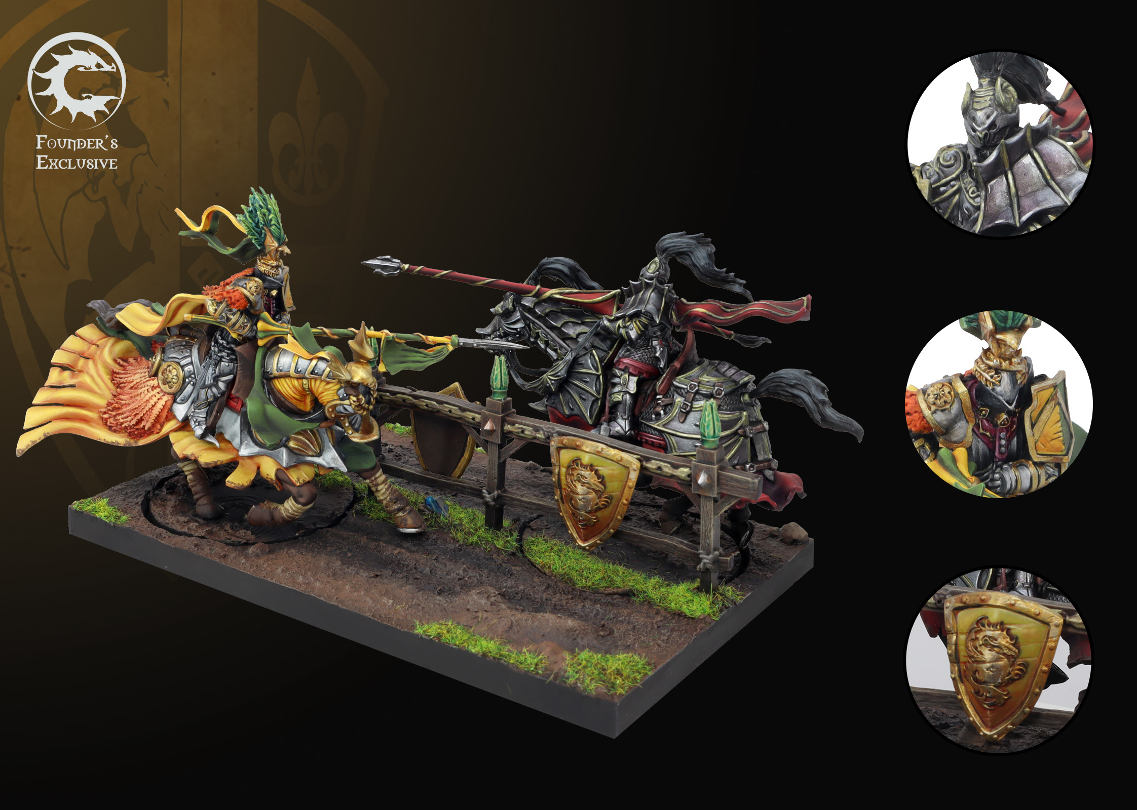 Para Bellum Wargames Conquest Hundred Kingdoms: Founder's Exclusive 2021 The Joust