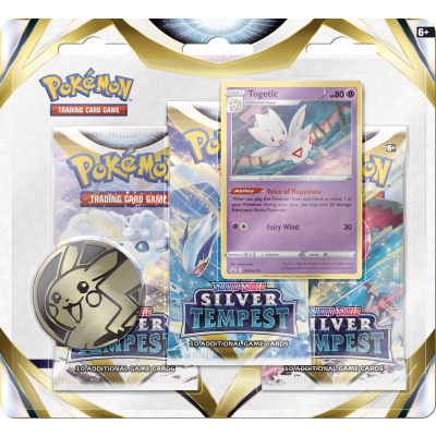 Pokémon TCG: SWSH12 Silver Tempest - 3 Blister Booster