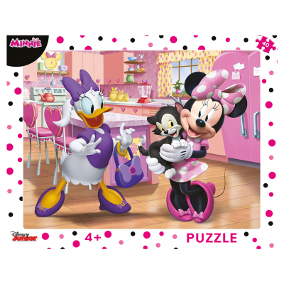 Puzzle 40 dílků: Růžová Minnie
