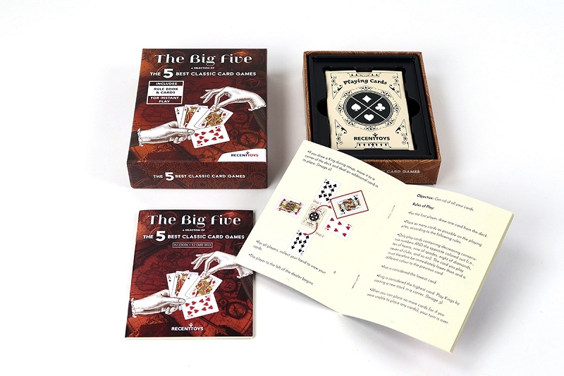 RECENTTOYS The Big Five - Cards (hrací karty)
