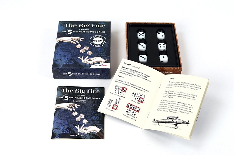 RECENTTOYS The Big Five - Dice (hrací kostky)