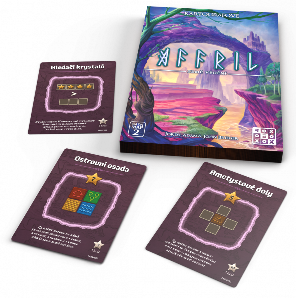 REXhry Kartografové: Sada map 2 - Affril: Země vědění