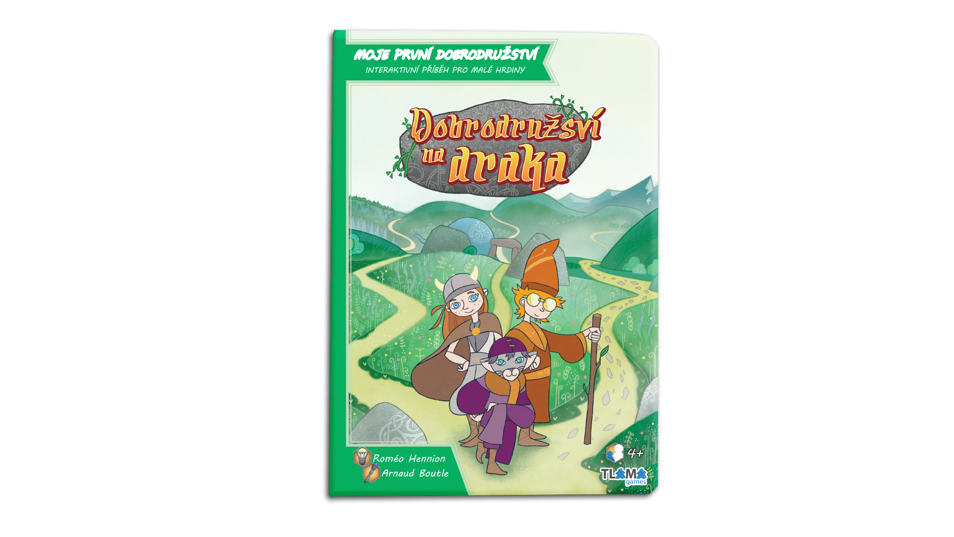 TLAMA games Moje první dobrodružství: Dobrodružství na draka (interaktivní příběhová kniha)