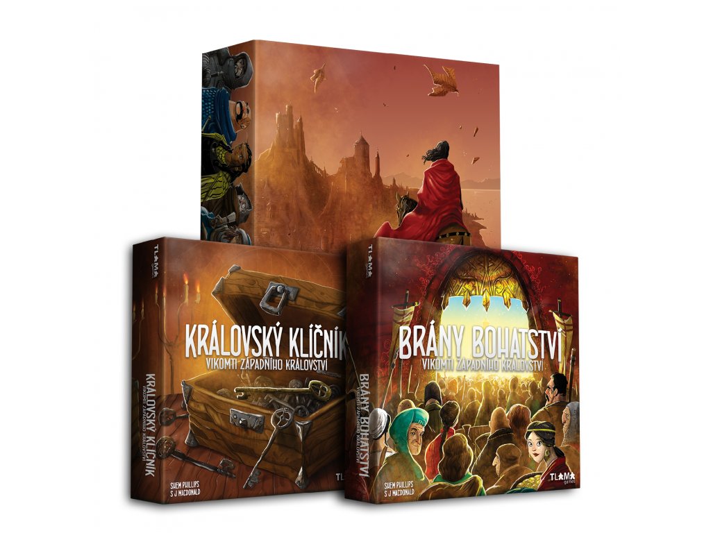 TLAMA games Vikomti Západního království: set rozšíření (2 rozšíření a big box)