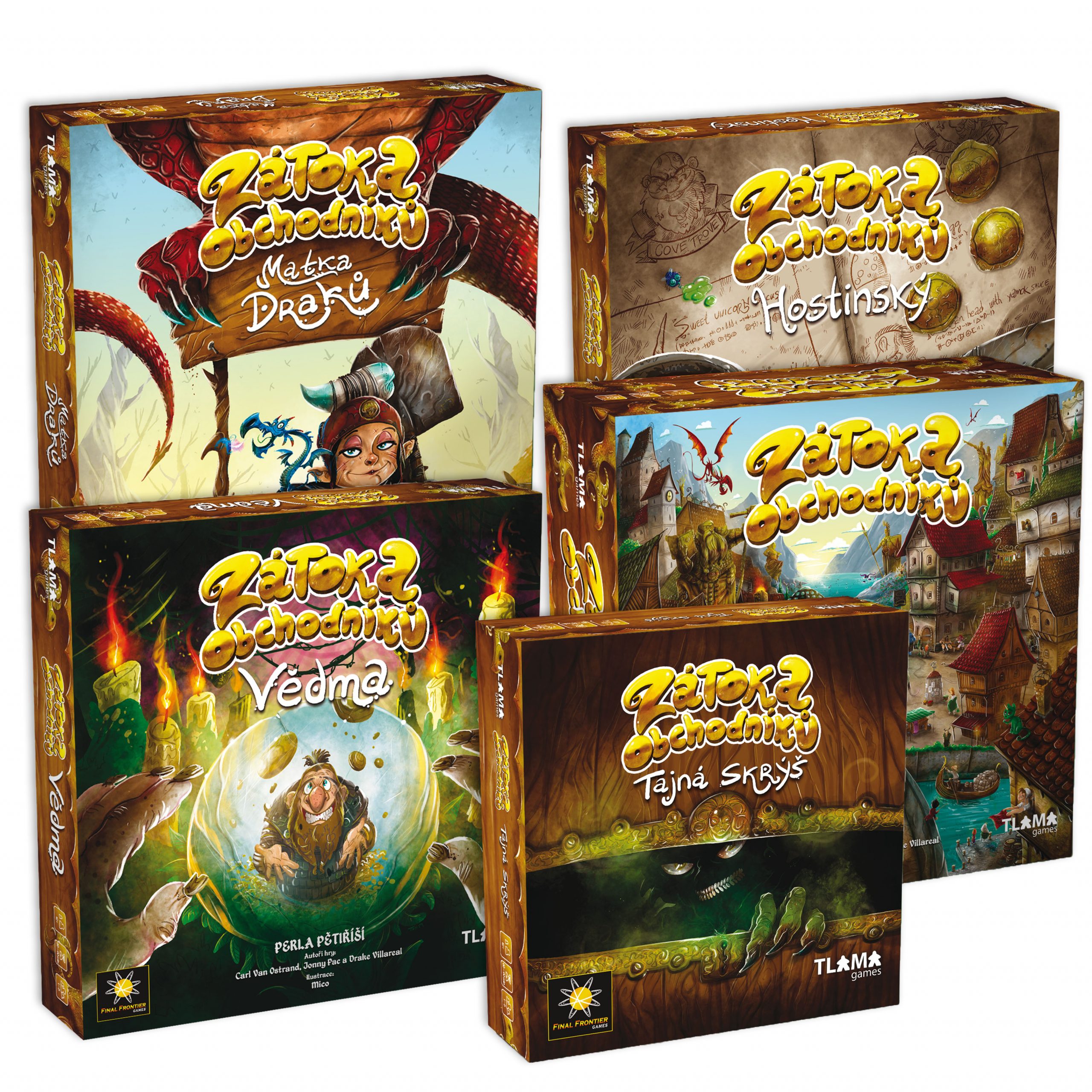 TLAMA games Zátoka Obchodníků komplet