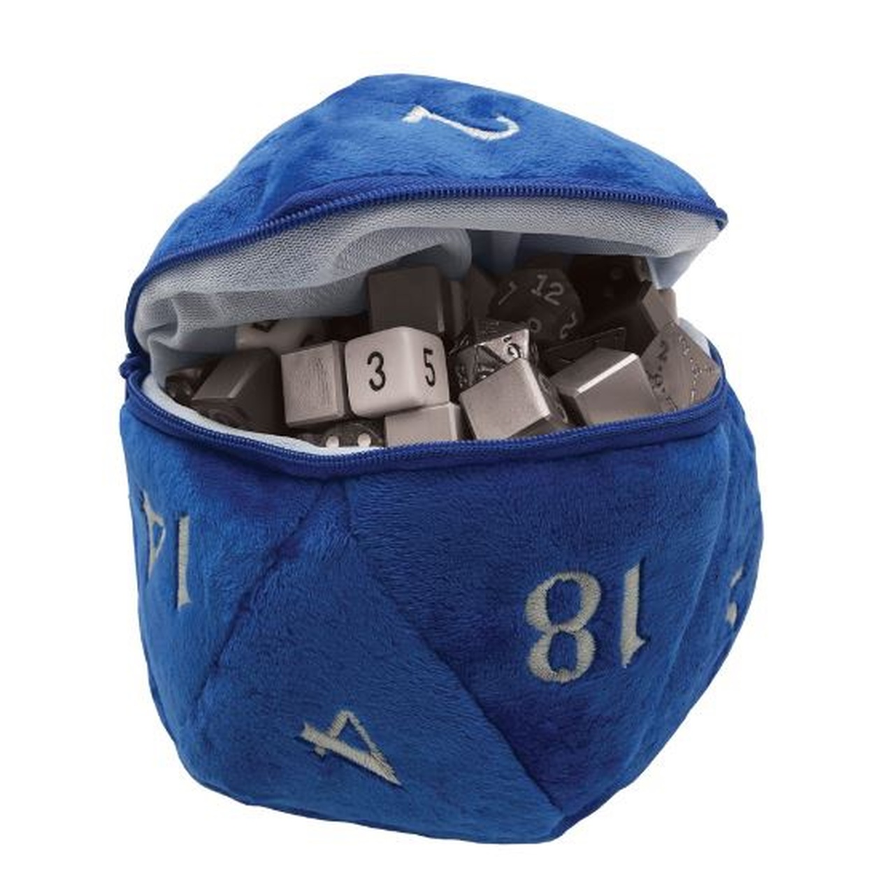 Ultra Pro UP - D20 Plush Dice Bag Barva: Modrá (plyšový vak na kostky)