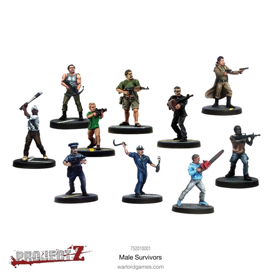 Warlord Games Project Z: Male Survivors