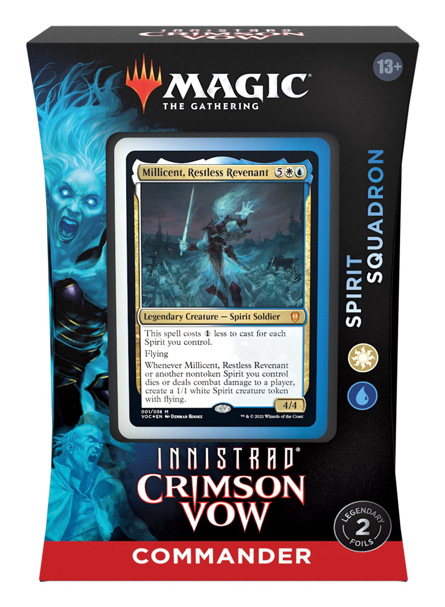 Wizards of the Coast Magic The Gathering: Innistrad: Crimson Vow Commander Deck Varianta: Spirit Squadron