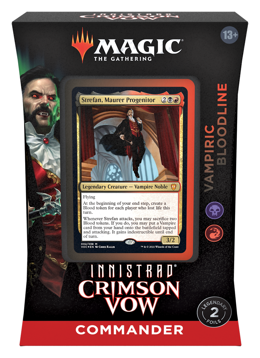 Wizards of the Coast Magic The Gathering: Innistrad: Crimson Vow Commander Deck Varianta: Vampiric Bloodline