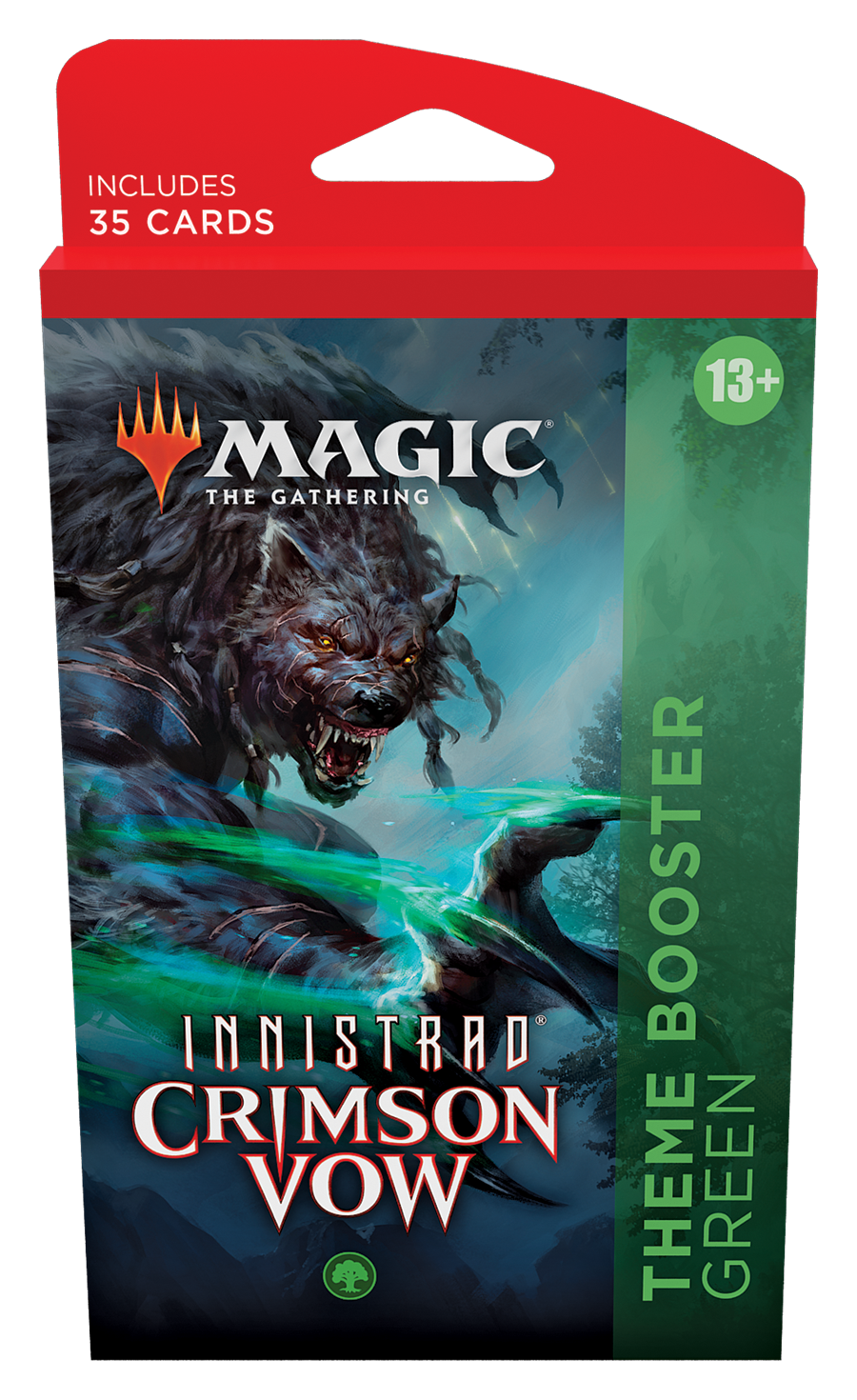 Wizards of the Coast Magic The Gathering: Innistrad: Crimson Vow Theme Booster Varianta: Green