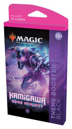 Wizards of the Coast Magic The Gathering: Kamigawa Neon Dynasty Theme Booster Barva: Černá