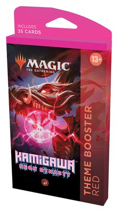 Wizards of the Coast Magic The Gathering: Kamigawa Neon Dynasty Theme Booster Barva: Červená