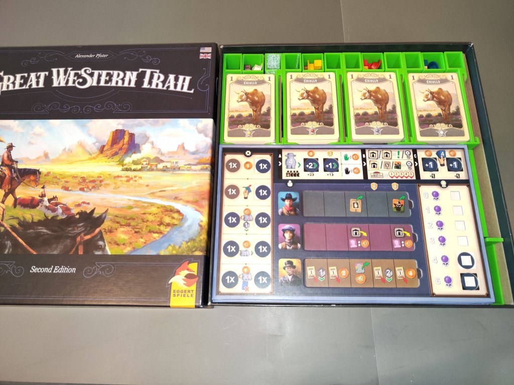 inserty.cz Great Western Trail 2nd Edition - Insert (černý)