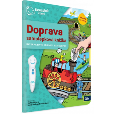 Albi - KOUZELNÉ ČTENÍ - Samolepková knížka Doprava