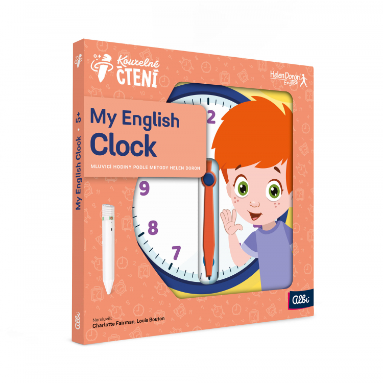 Albi Kouzelné čtení - Mluvicí hodiny My English Clock