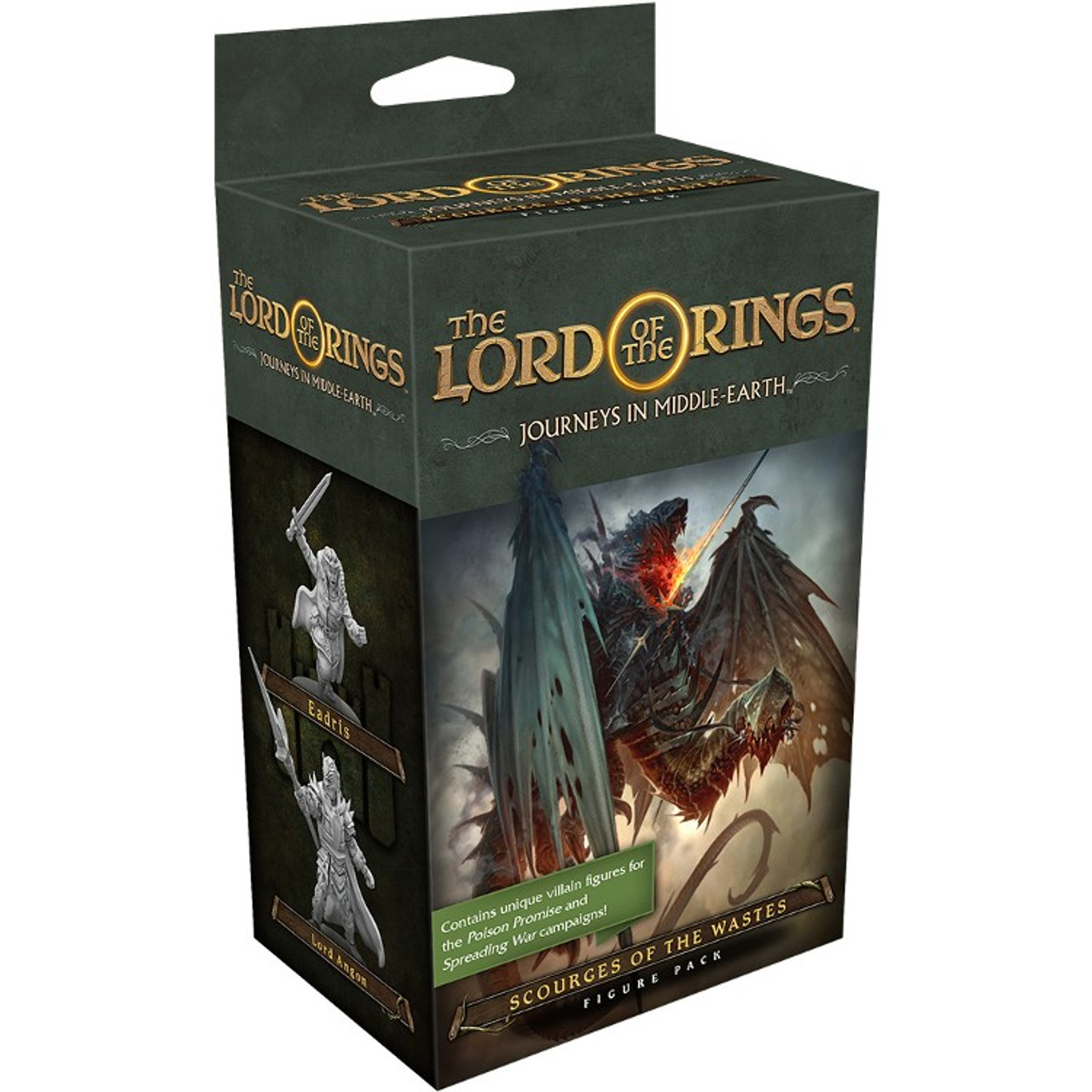 Fantasy Flight Games The Lord of the Rings: Journeys in Middle-Earth - Scourges of the Wastes Figure Pack