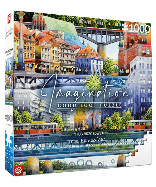 Good Loot Imagination: Tytus Brzozowski Warsaw Bridges Puzzle 1000