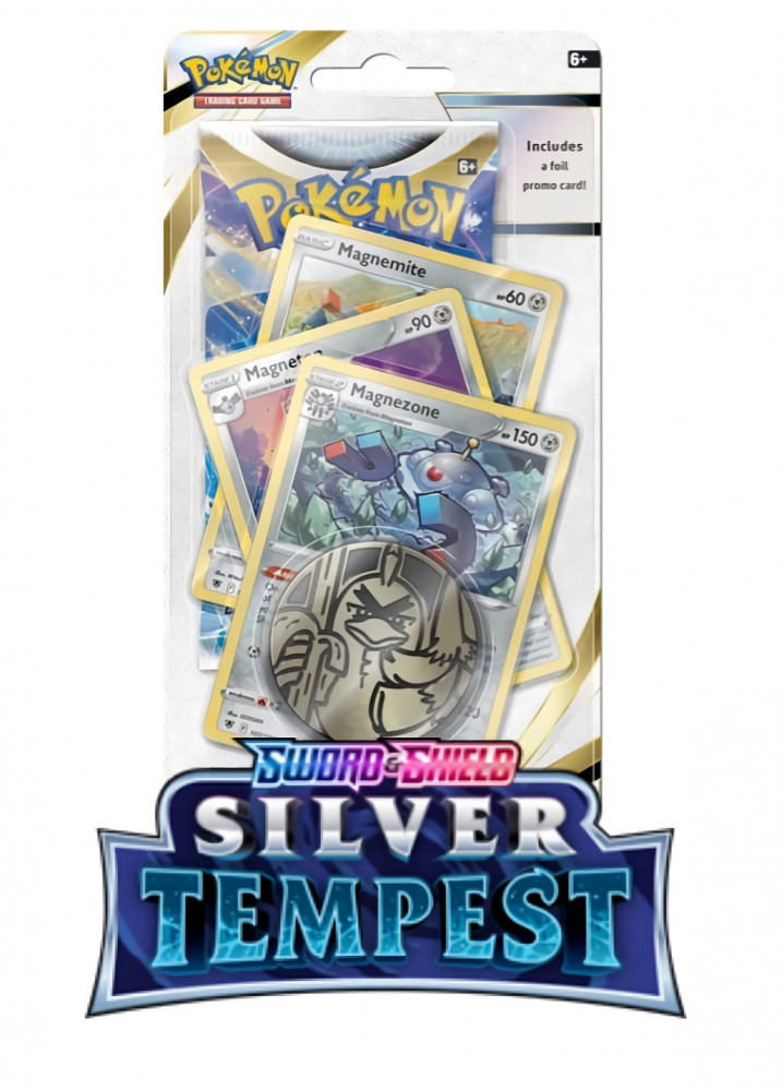 Nintendo Pokémon: Sword & Shield: Silver Tempest - Premium Checklane Blister Varianta: Magnezone