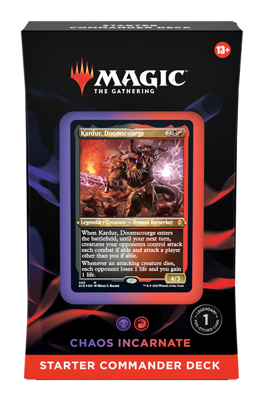 Wizards of the Coast Magic The Gathering - Evergreen Starter Commander Deck 2022 Varianta: Chaos Incarnate