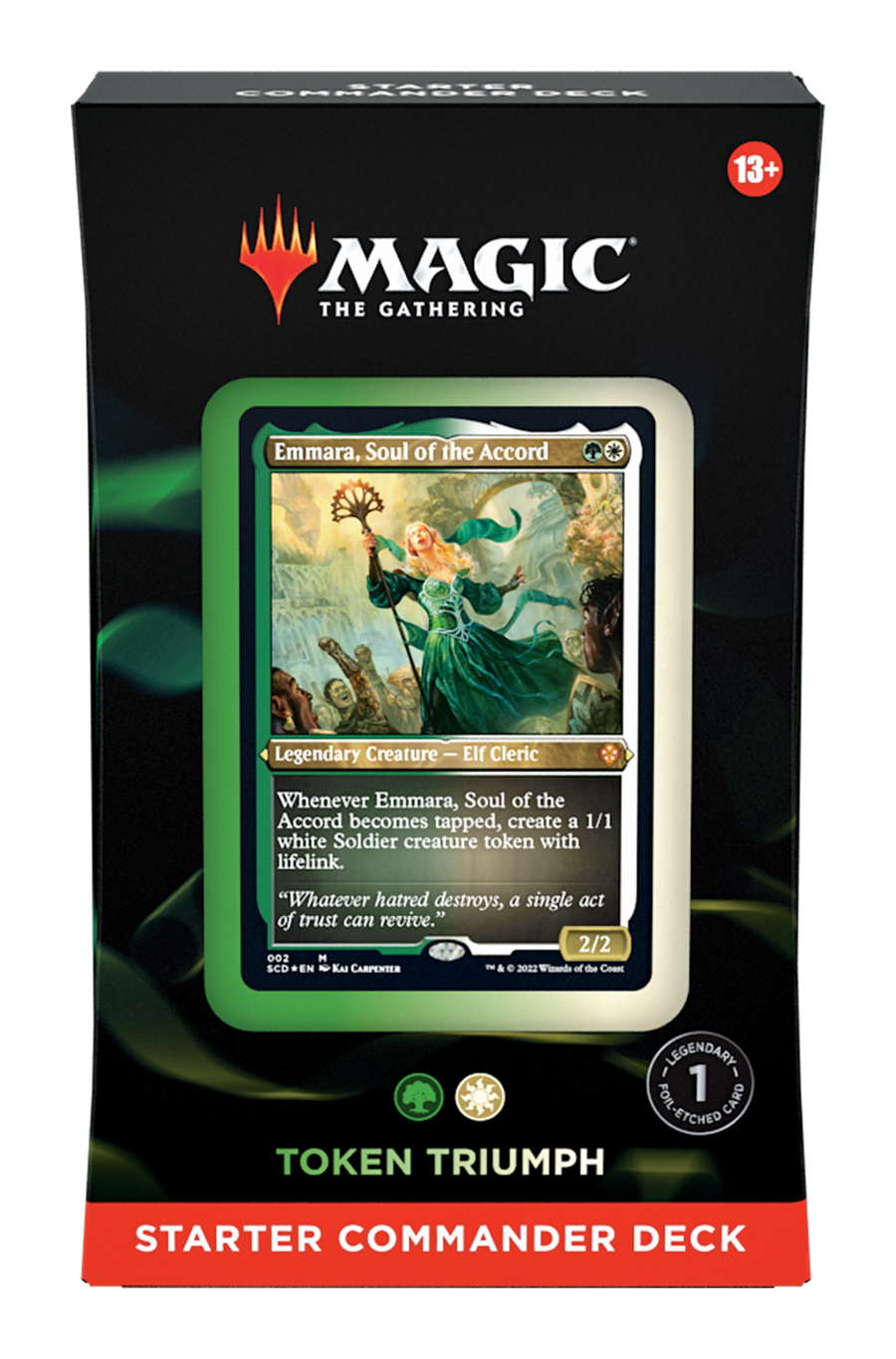 Wizards of the Coast Magic The Gathering - Evergreen Starter Commander Deck 2022 Varianta: Token Triumph