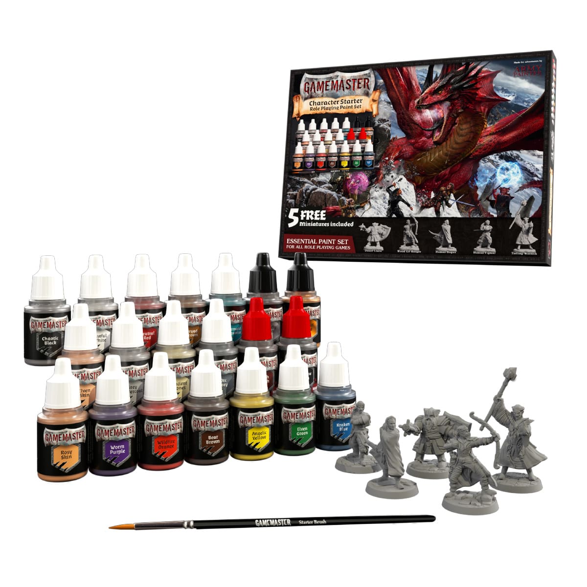 Army Painter Gamemaster: Character Starter Paint Set