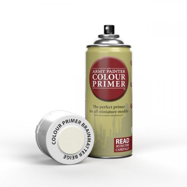 Army Painter Primer: Brainmatter Beige (400ml)