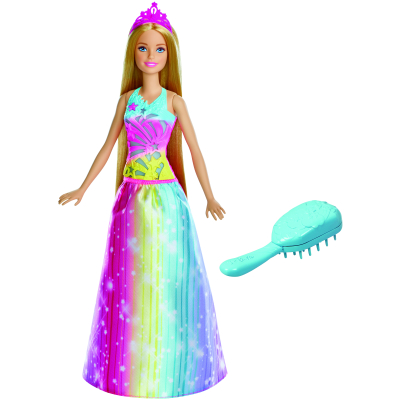 Barbie Barbie magické vlasy princezna BLONDÝNKA