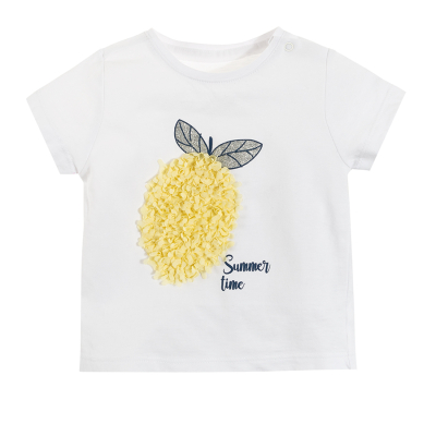 COOL CLUB Dívčí tričko s krátkým rukávem Summer time BÍLÁ 68