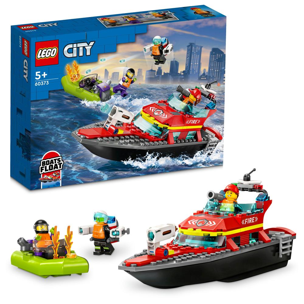 LEGO® Hasičská záchranná loď a člun 60373