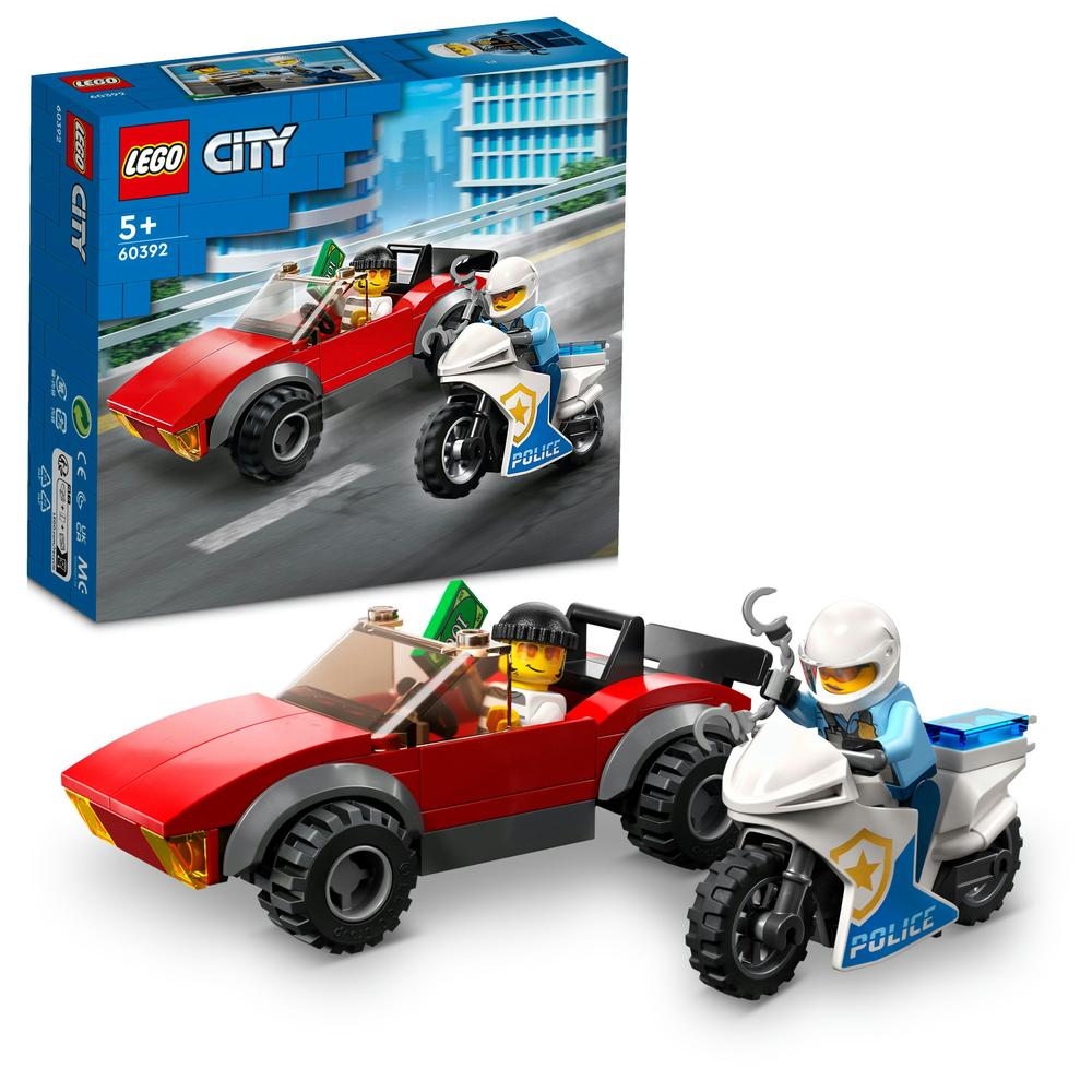 LEGO® Honička auta s policejní motorkou 60392