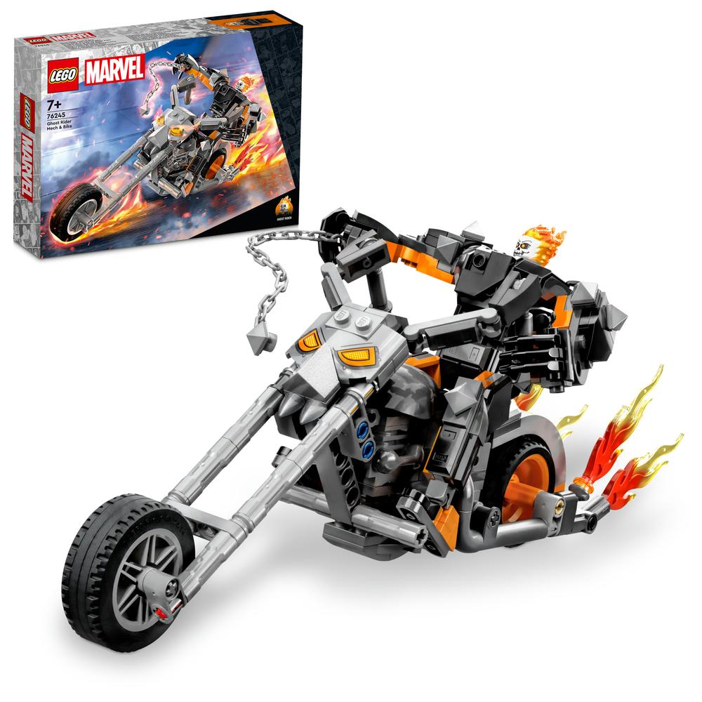 LEGO® Robotický oblek a motorka Ghost Ridera 76245