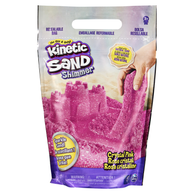 Kinetic sand balení třpytivého růžového písku 0