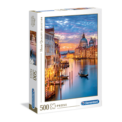 Puzzle 500 dílků Osvětlení Benátek