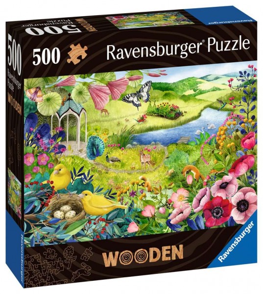 Ravensburger Holzpuzzle: Wilder Garten