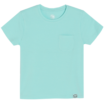 Basic tričko s krátkým rukávem- tyrkysové - 134 TURQUOISE