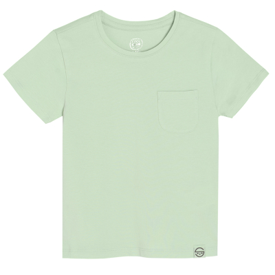 Basic tričko s krátkým rukávem- zelené - 134 GREEN