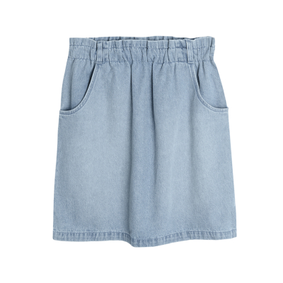 Džínová sukně s kapsami- denim - 92 DENIM