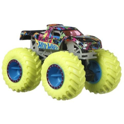 Hot Wheels monster trucks svítící ve tmě - Bone Shaker