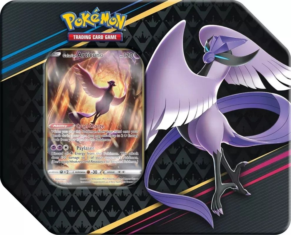 Nintendo Pokémon TCG: Crown Zenith Premium Art Tin Varianta: Articuno