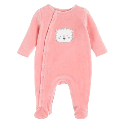 Novorozenecký spací overal- růžový - 50 PINK