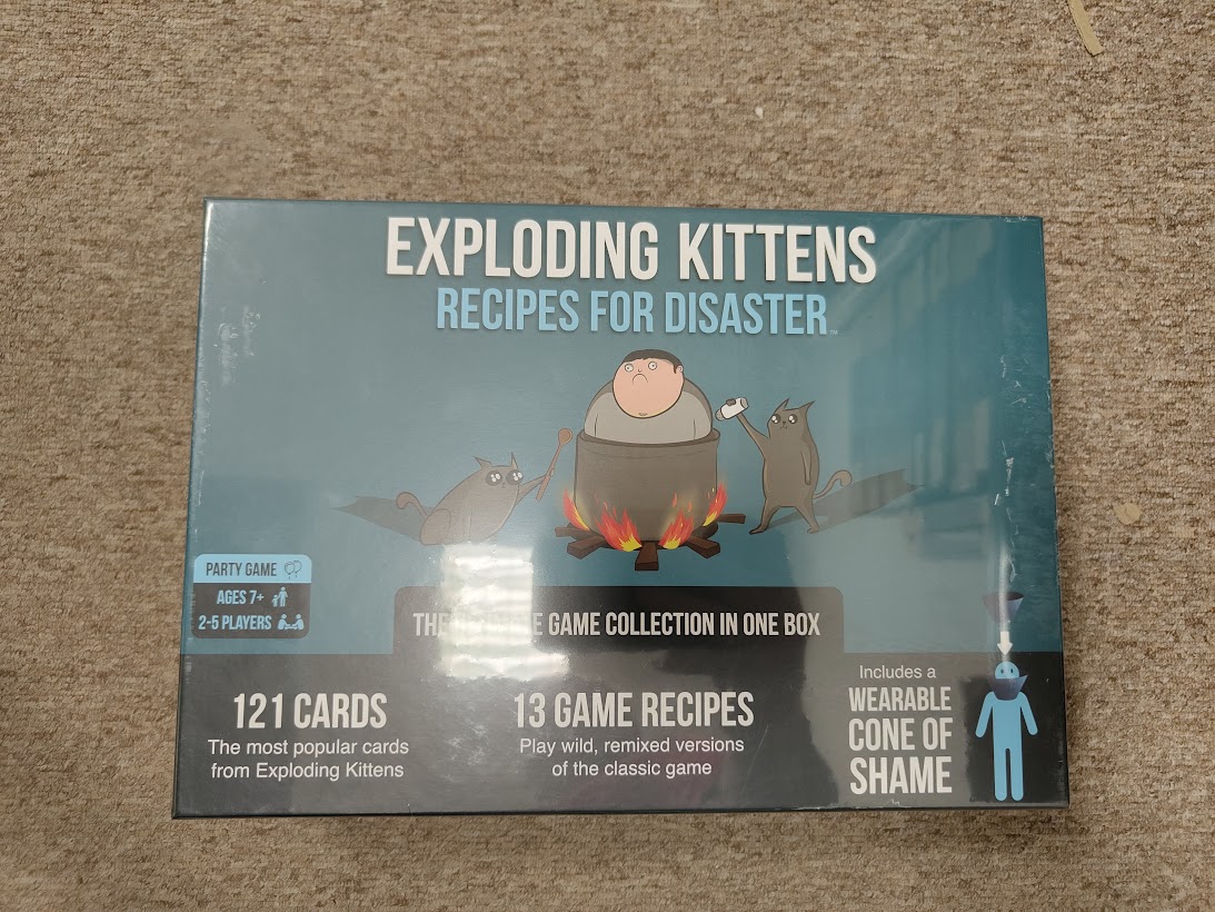 Poškozené - Exploding kittens: Recipes for Disaster