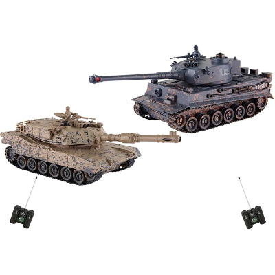 SPARKYS - RC Tank 1:28 M1A2 vs TIGER sada 2ks