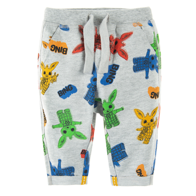 Sportovní kalhoty- šedé - 62 GREY MELANGE