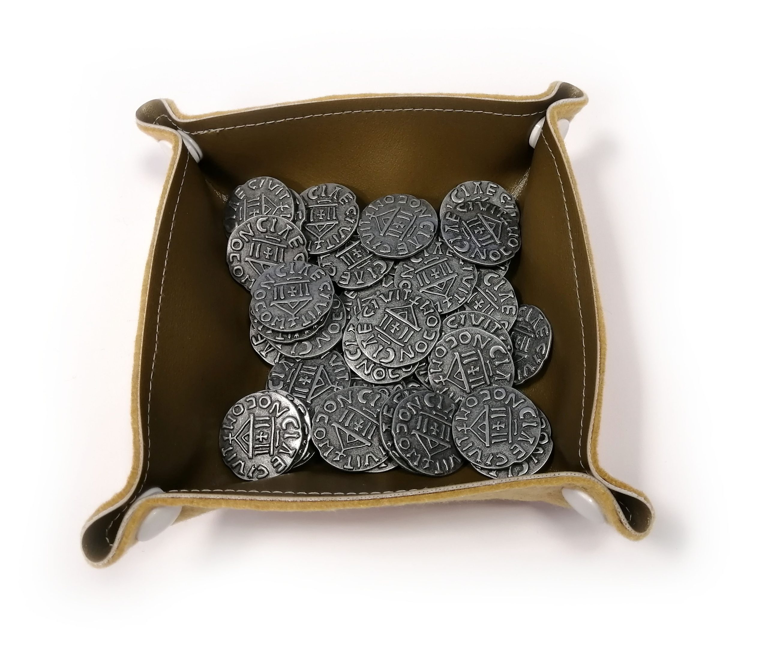 TLAMA games Rozkládací koženková miska cca 10 x 10 cm (6 barev) Barva: Okrová