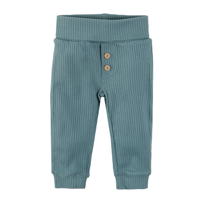 Žebrované polodupačky- modro-zelené - 50 TEAL