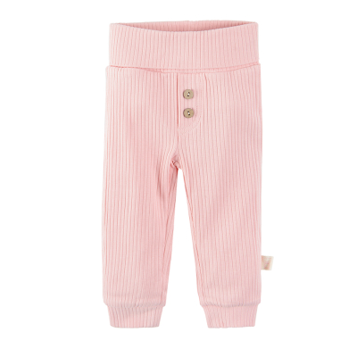 Žebrované polodupačky- růžové - 56 PINK