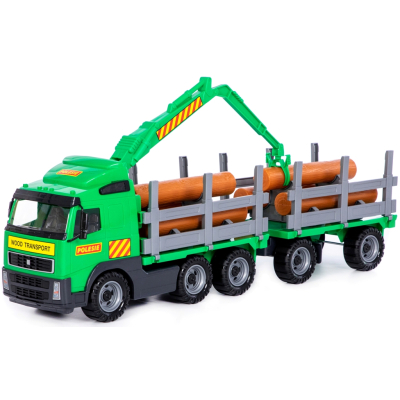 Auto Volvo lesnické s přívěsem 78 cm