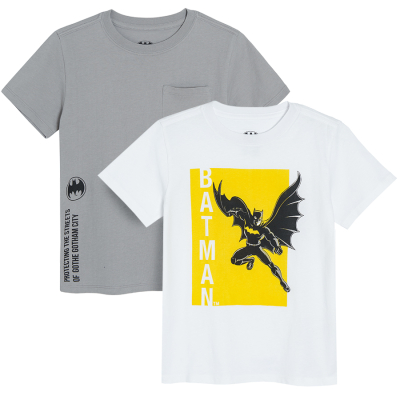 COOL CLUB - Tričko krátký rukáv 2 ks 134 BATMAN