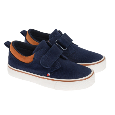 Chlapecké boty se zapínáním na suchý zip- námořnicky modré - 26 NAVY BLUE